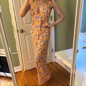 RESA Orange Sleeveless Jumpsuit Resort Wear